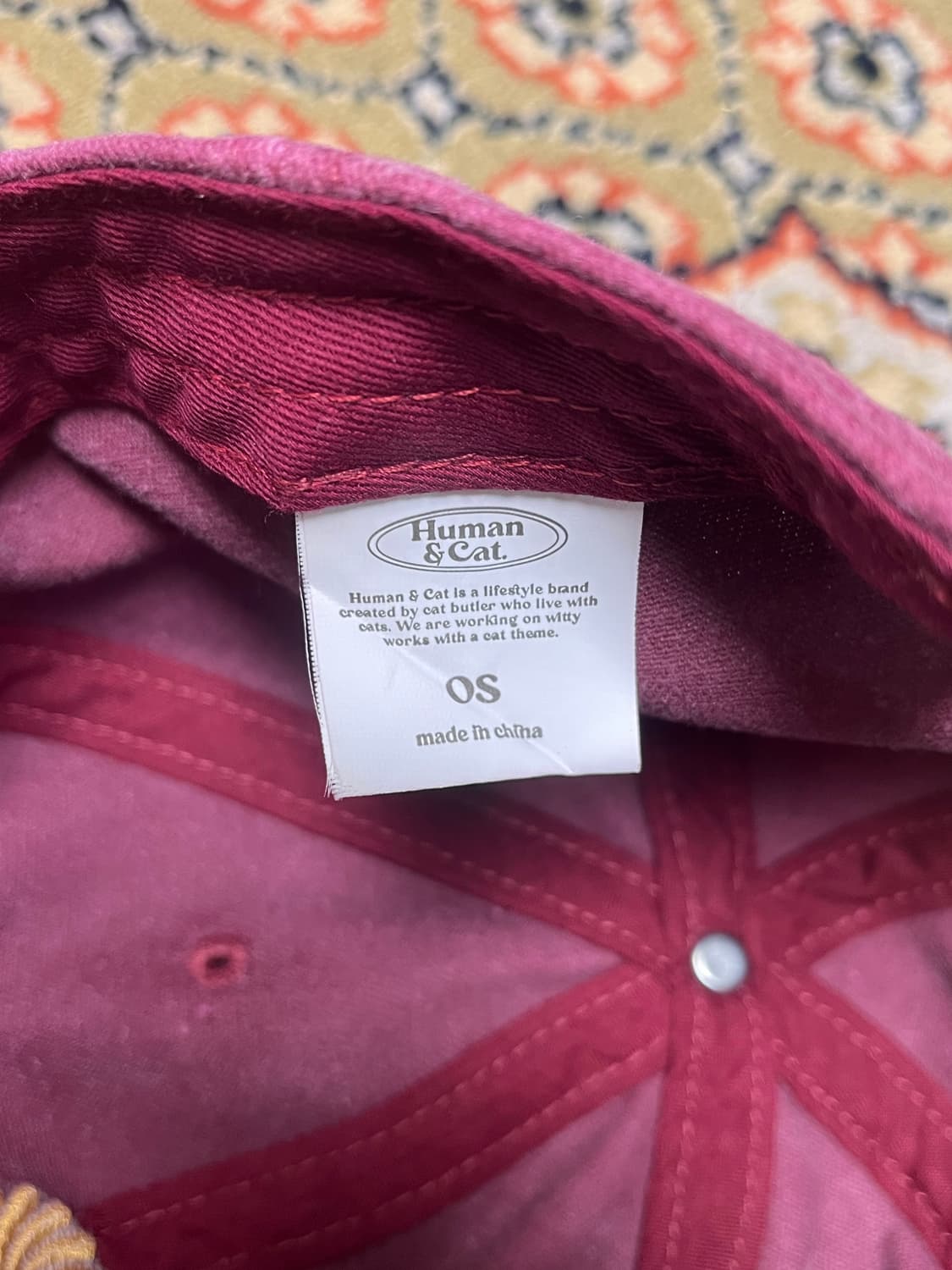 [FREE] 휴먼앤캣 파운드3 스톤 워시드 볼캡 상품이미지3