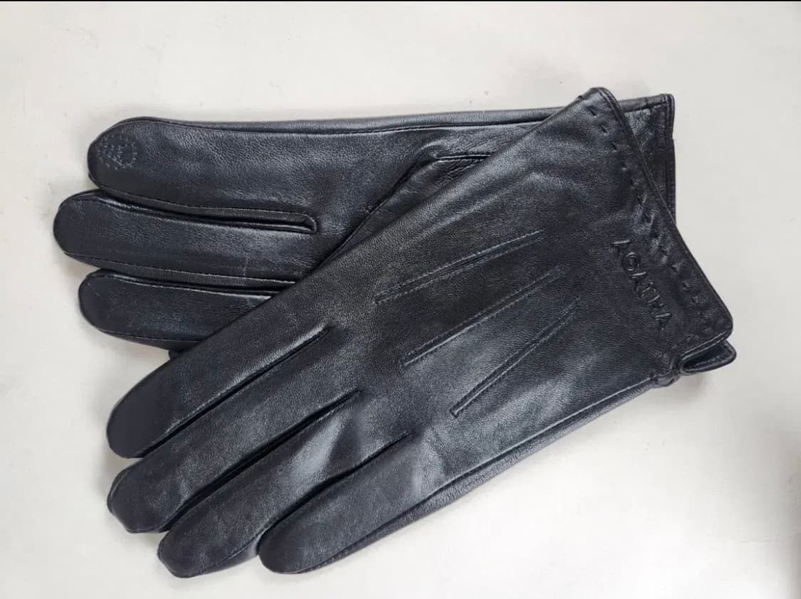 아가타 블랙 남성 가죽장갑 상품이미지1