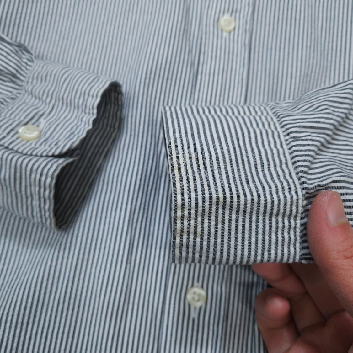 폴로 랄프 로렌 신형 스트라이프 셔츠 M 클래식핏 상품이미지6