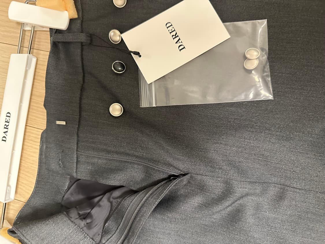 데어드 dared 로우 엣지 스커트 / 새상품 상품이미지2