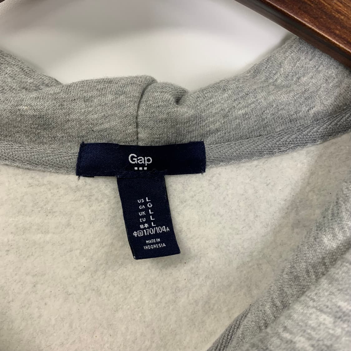 Gap 갭 그레이 후드집업 상품이미지6