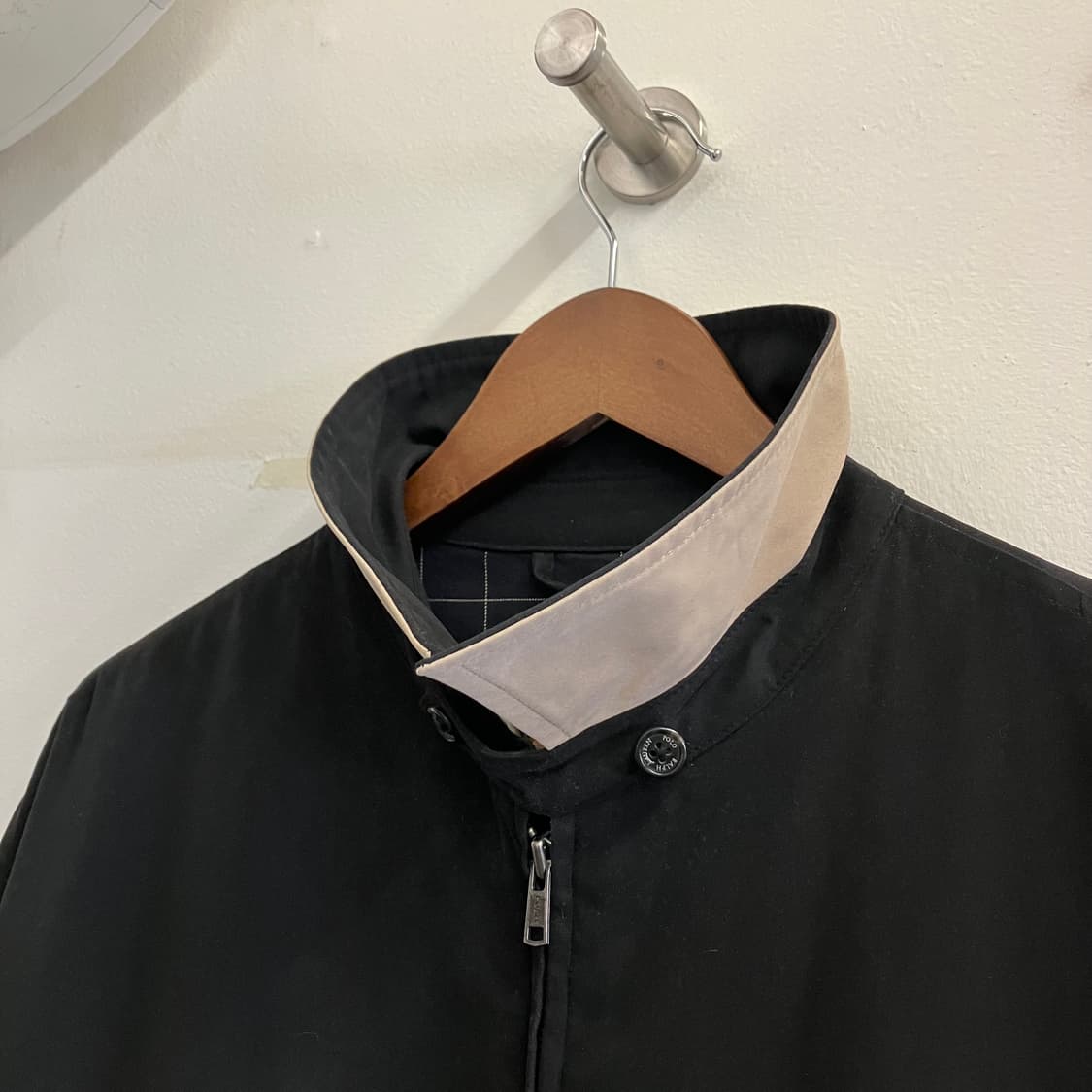 N213 폴로 스윙탑 블루종 자켓 블랙 상품이미지2