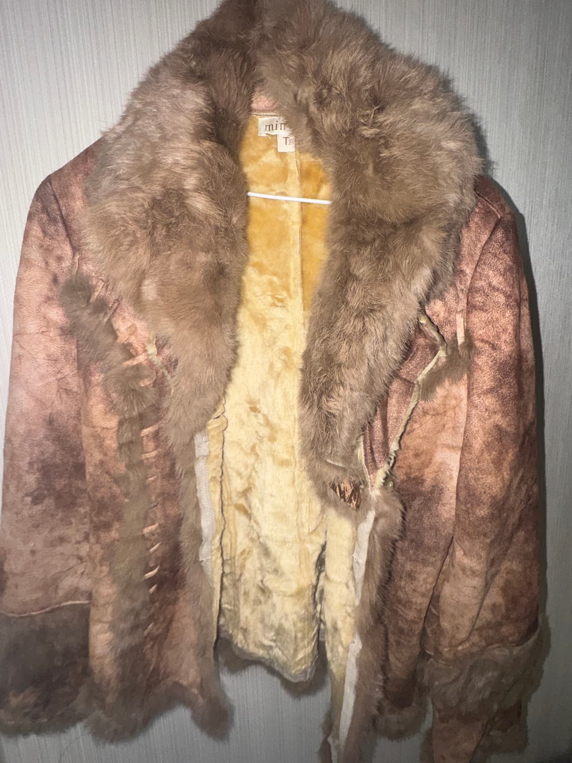 택포) 레이어룸 오리엔탈 페어리 빈티지 퍼 무스탕 판매 상품이미지2