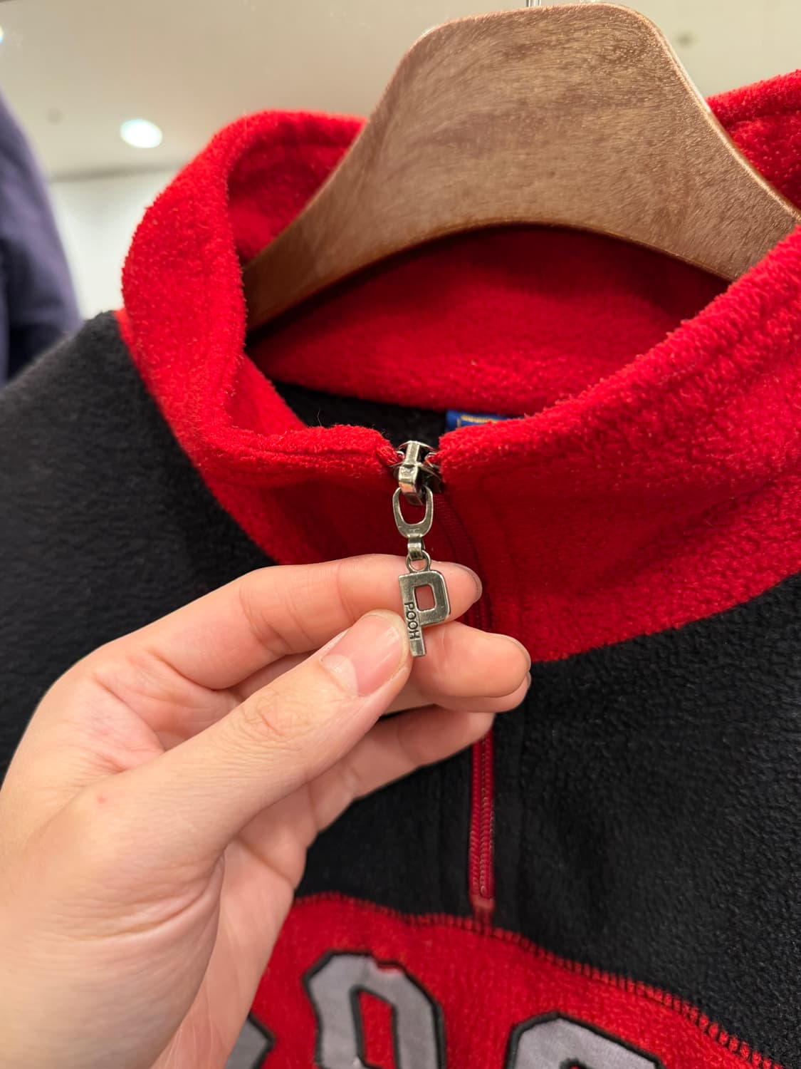 00s Pooh 푸우 디즈니 하프넥 집업 플리스 스웻 상품이미지6