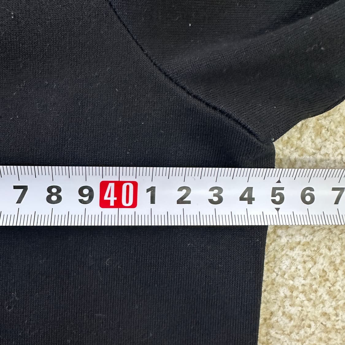 XS 노스페이스 블랙 긴팔 티셔츠 0323D 상품이미지5