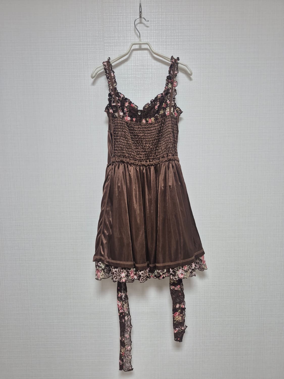 리즈리사 샘플 쵸코브라운플로럴원피스 상품이미지6