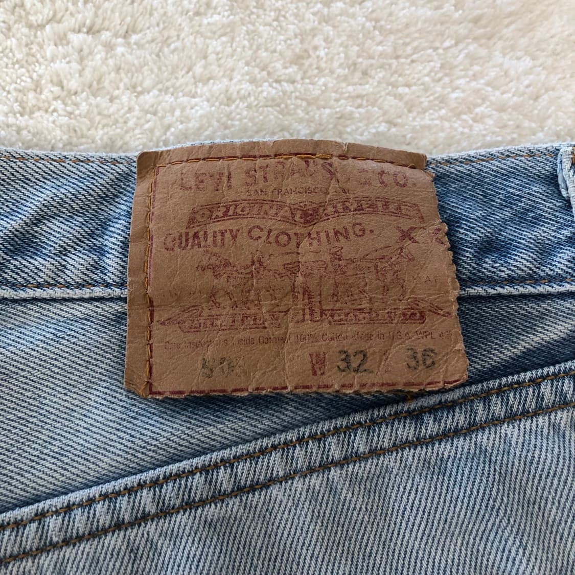 1990s 리바이스 501 미제 데님팬츠  상품이미지8