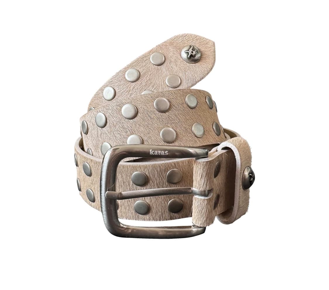 [2] karas 카라스 스터드 카프헤어 벨트 상품이미지1