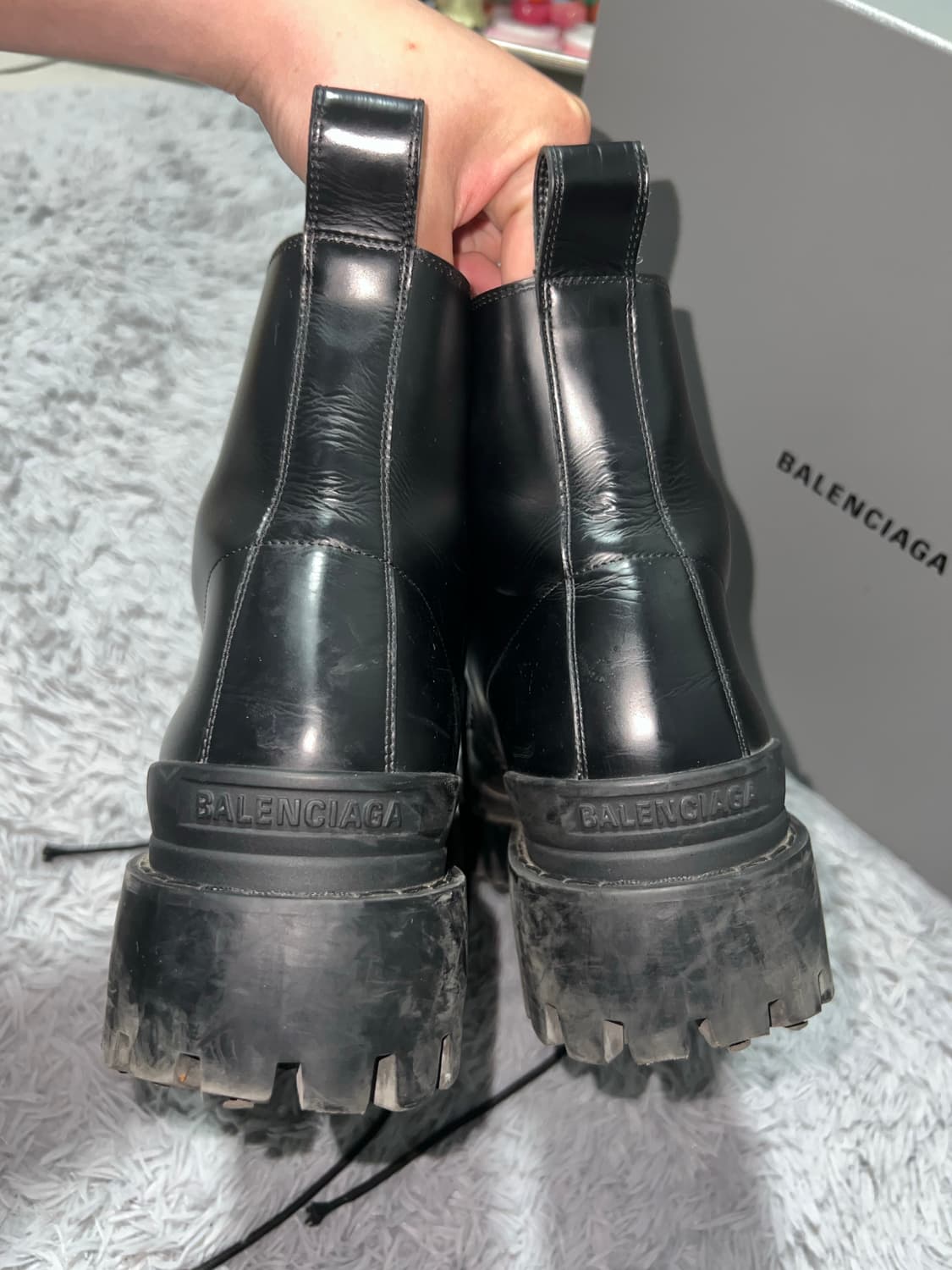 발렌시아가 스트라이크 레이스업 부츠 43사이즈 풀박스 상품이미지4