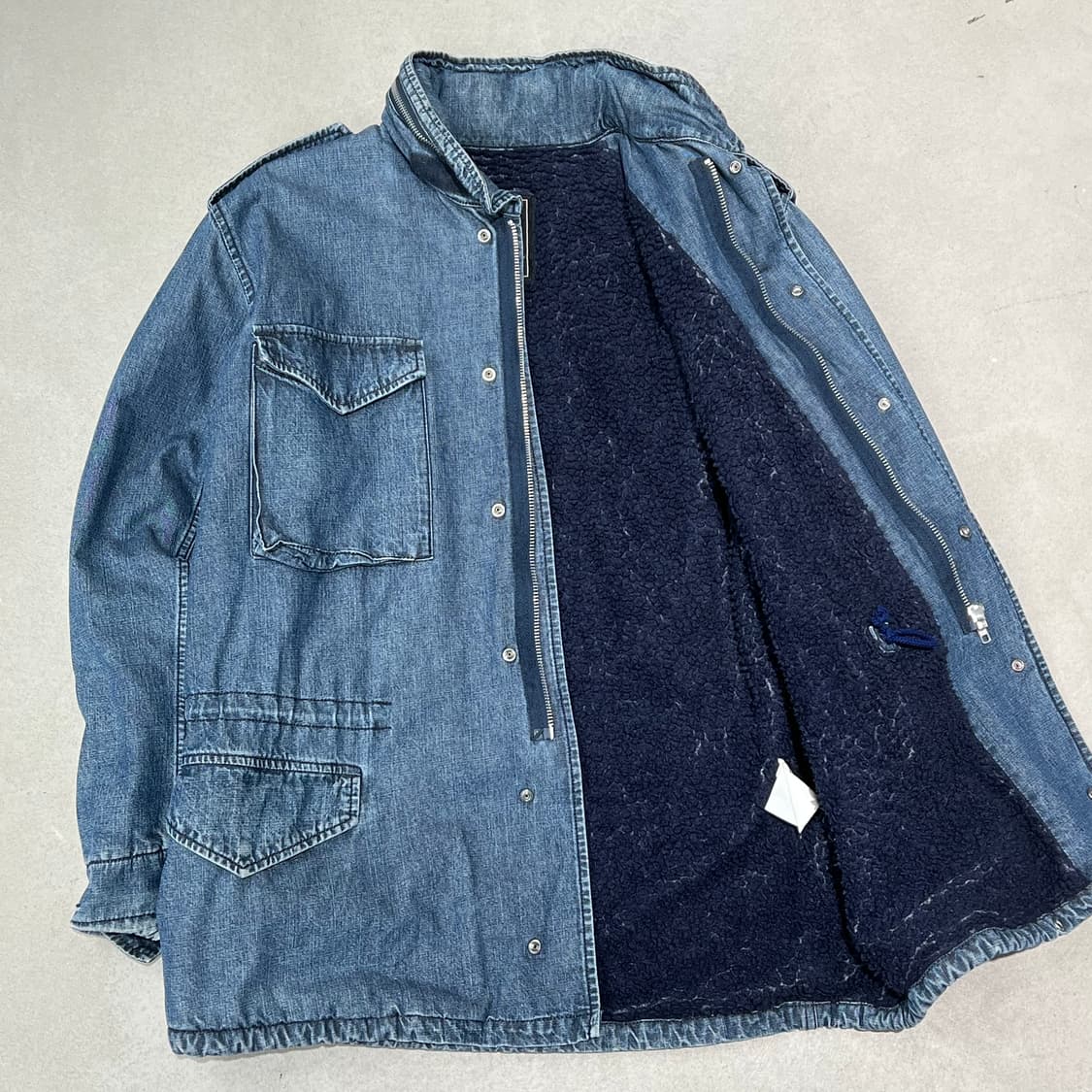 알파인더스트리 m65 데님야상자켓 s09400 상품이미지3