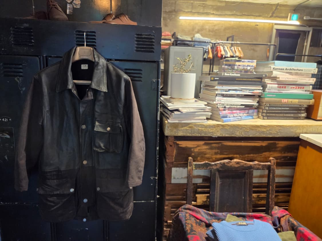 Cp company 레더자켓 상품이미지4