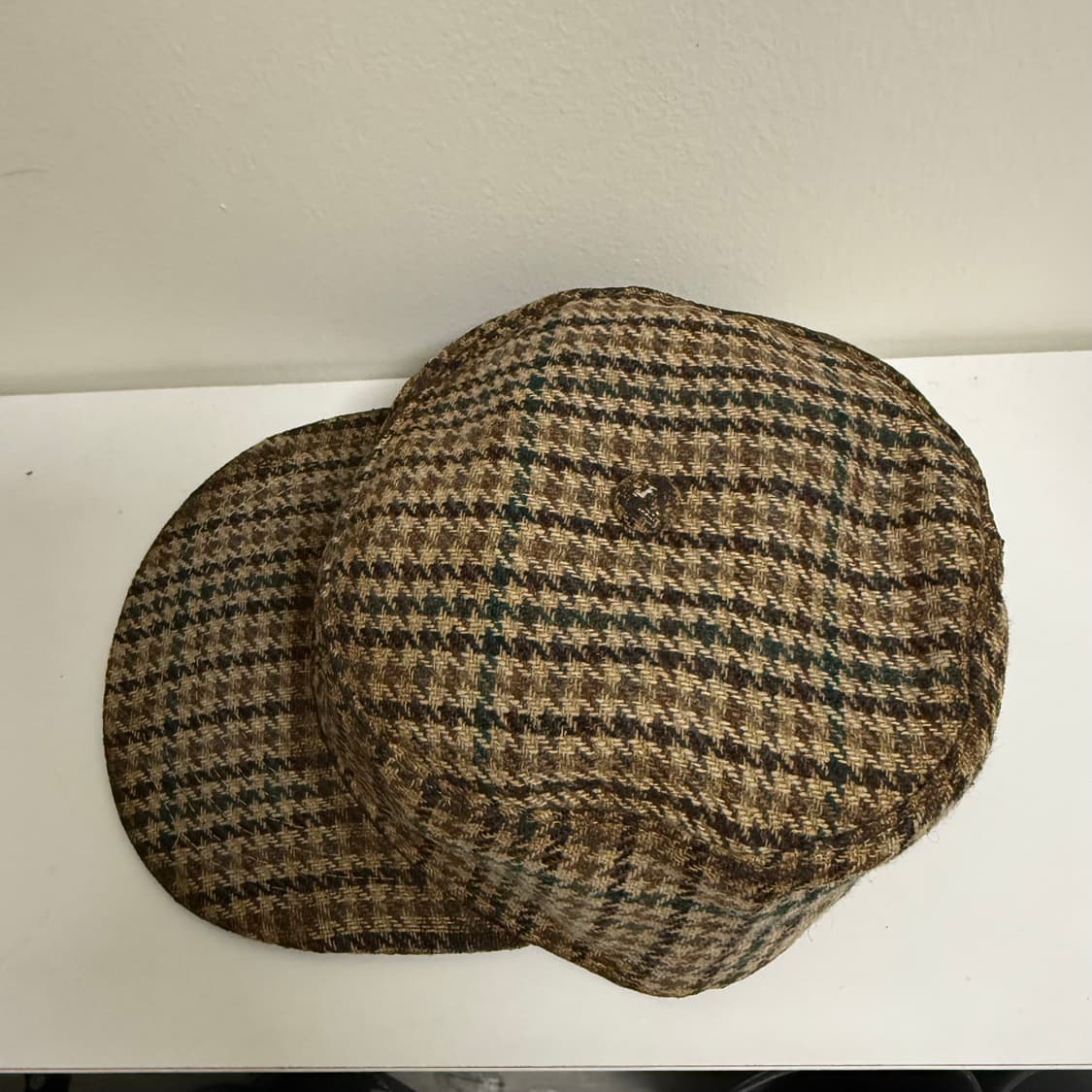 VINTAGE 체크보드 언더마이카 참 커스텀 박스 캡 상품이미지6