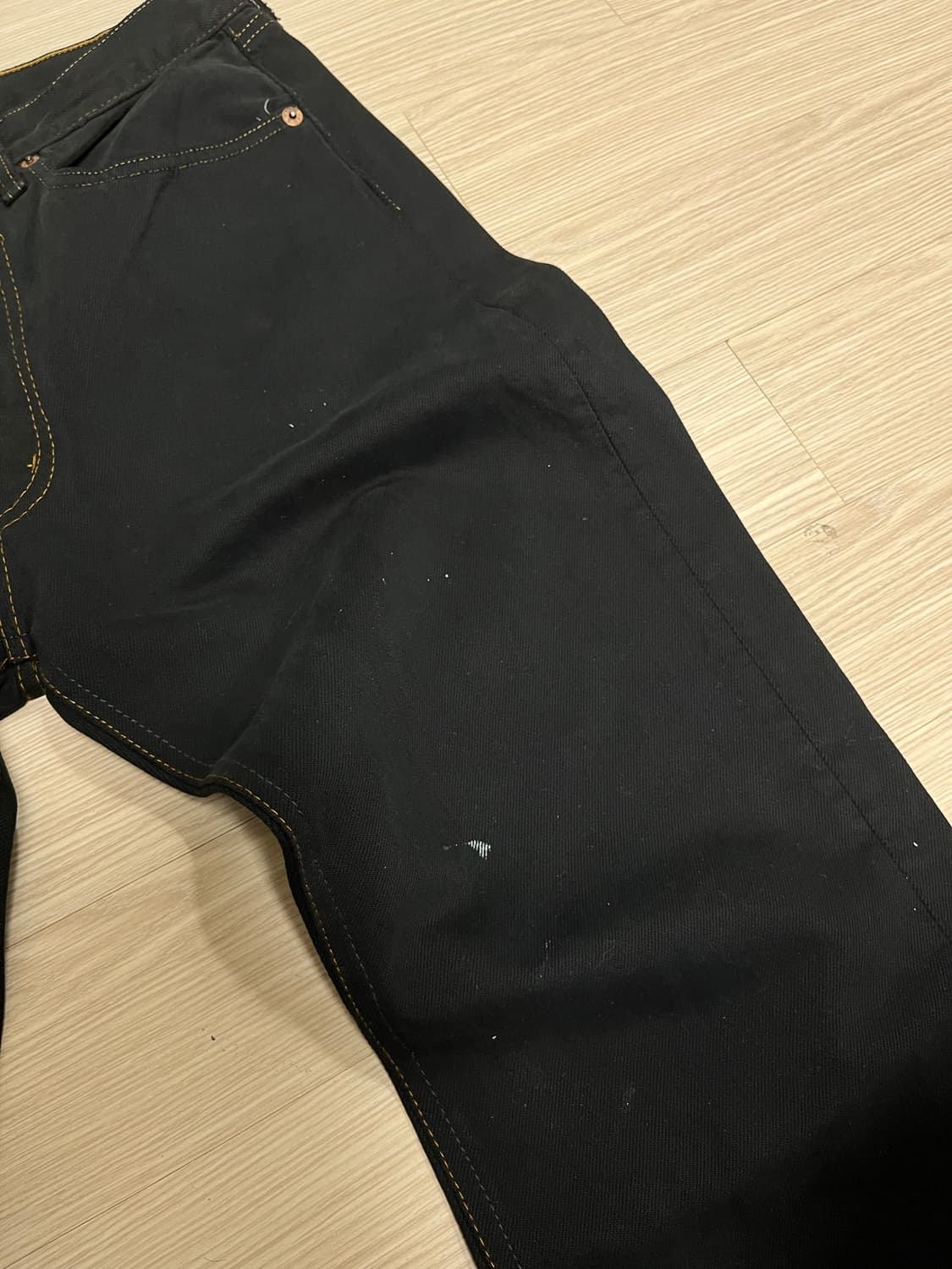 리바이스 501 블랙진 흑청 상품이미지5