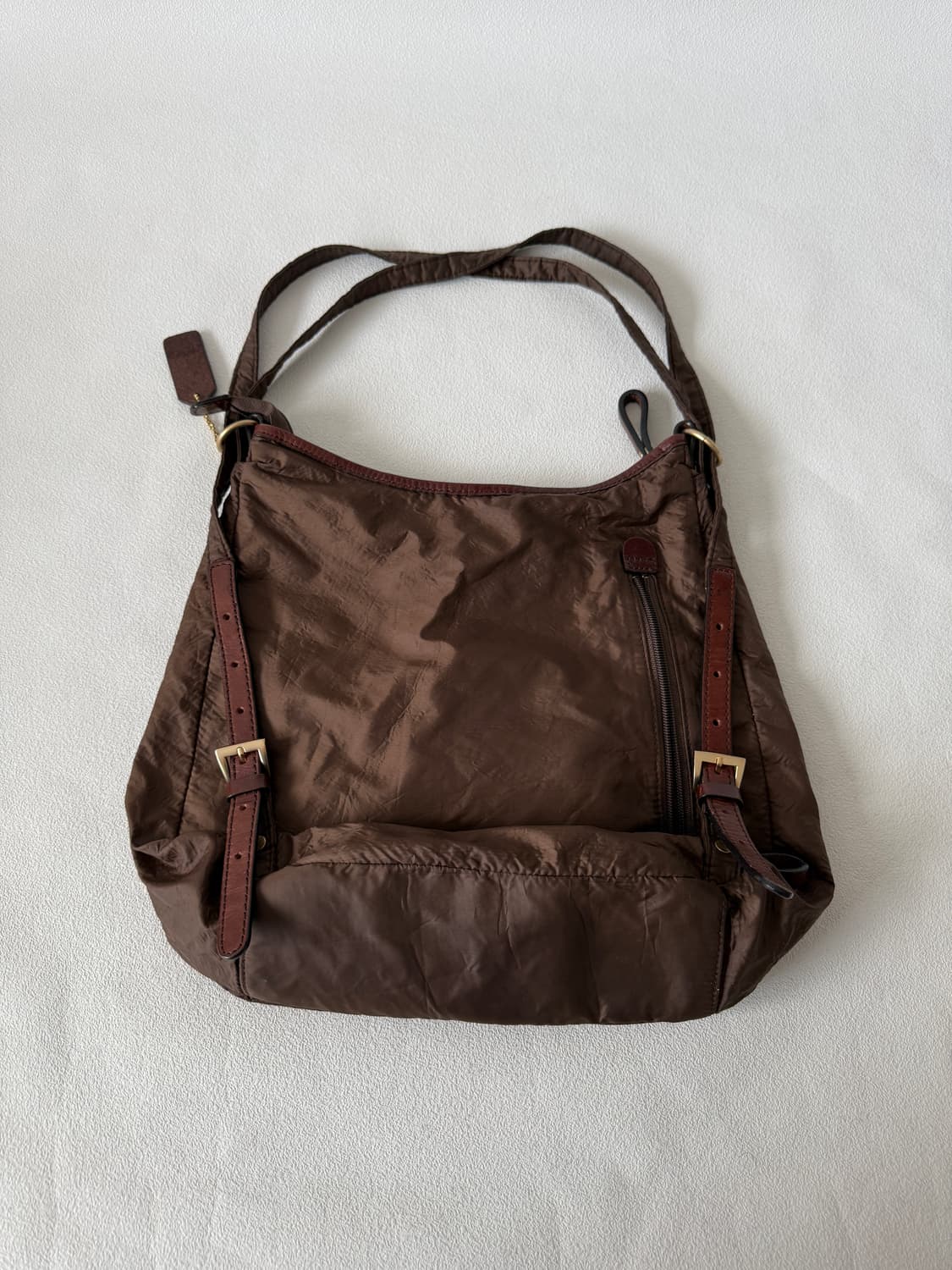 Pre owned 나일론&레더 숄더백(백팩 변형 가능) 상품이미지5