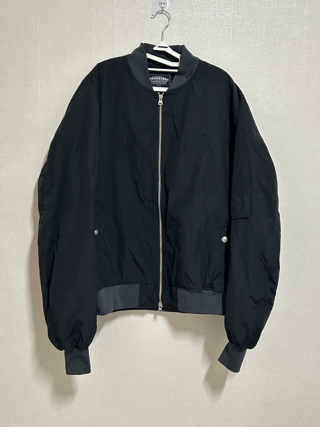 프리즘웍스 ma-1 블랙 자켓 xl 상품이미지1