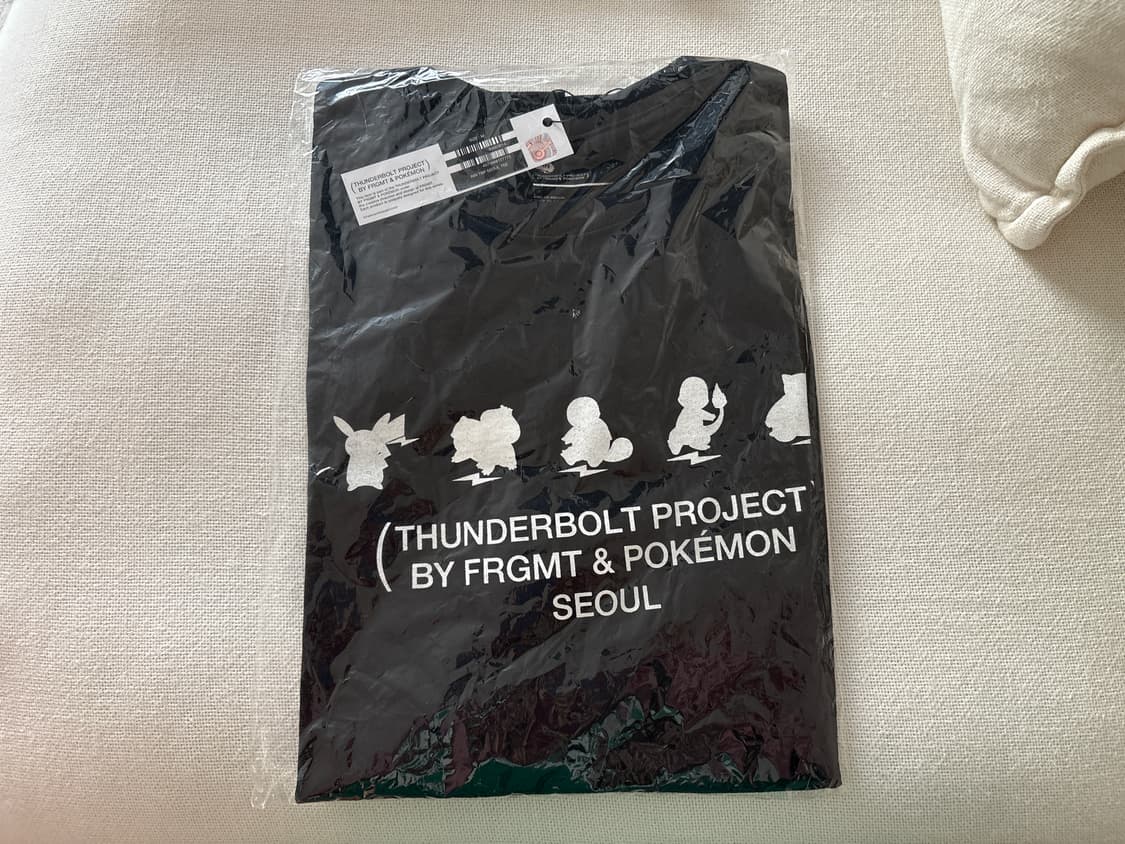 프라그먼트 x 포켓몬 INN 썬더볼트 프로젝트 TBP 서울 티셔츠 M 상품이미지2