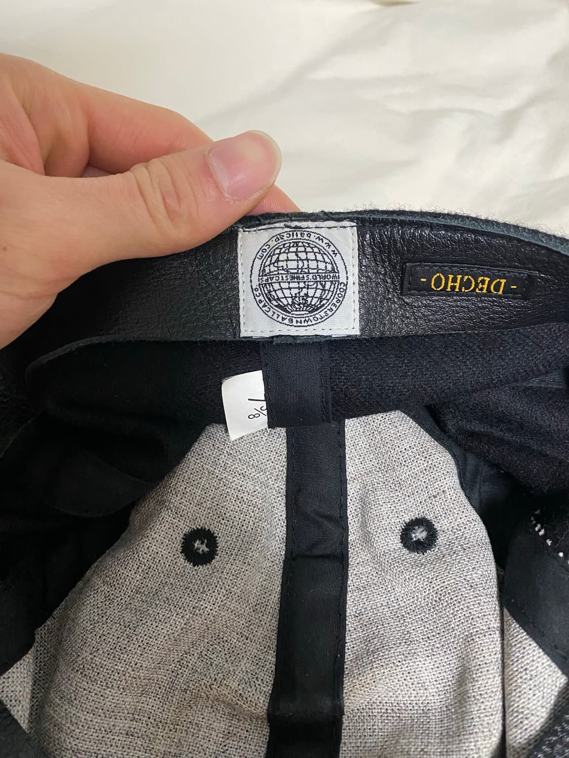 decho 베이스볼 캡 블랙 데코 상품이미지4