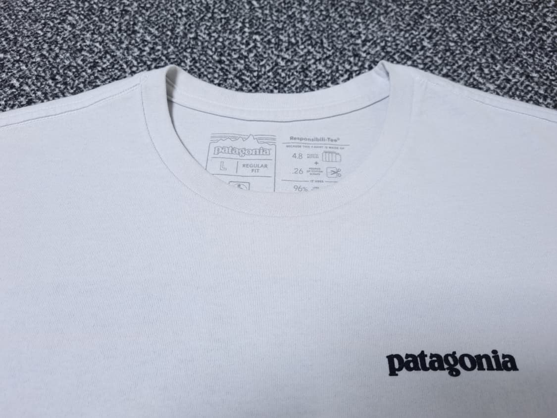[무료배송][105-110]파타고니아 남성용 라운드 반팔티 상품이미지5