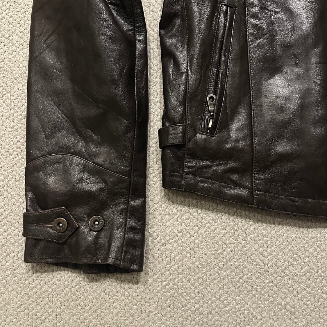 ROLE AND CODE 램스킨 레더 자켓 상품이미지3