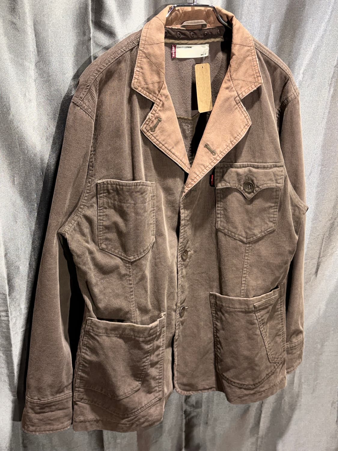 L 리바이스 4포켓 코듀로이 브라운 클래식 블레이저 상품이미지4