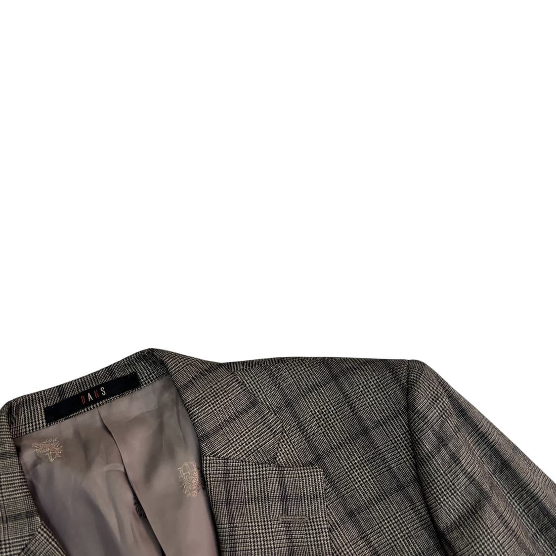 닥스 그레이 체크 투버튼 블레이저 자켓 상품이미지3