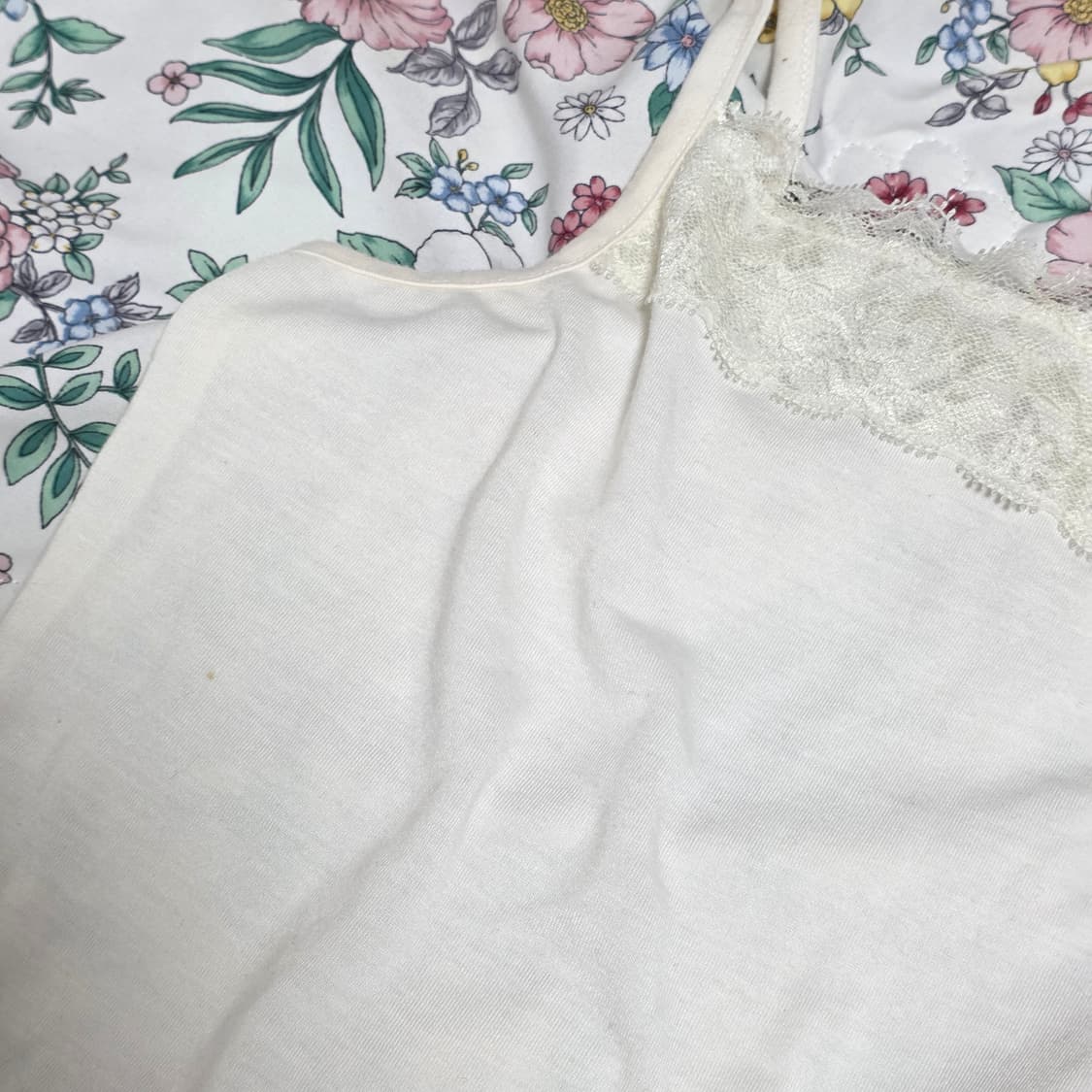 일본빈티지)페어리계 히메갸루st 레이스 로맨틱 레이어드 롱슬리브리스 상품이미지5