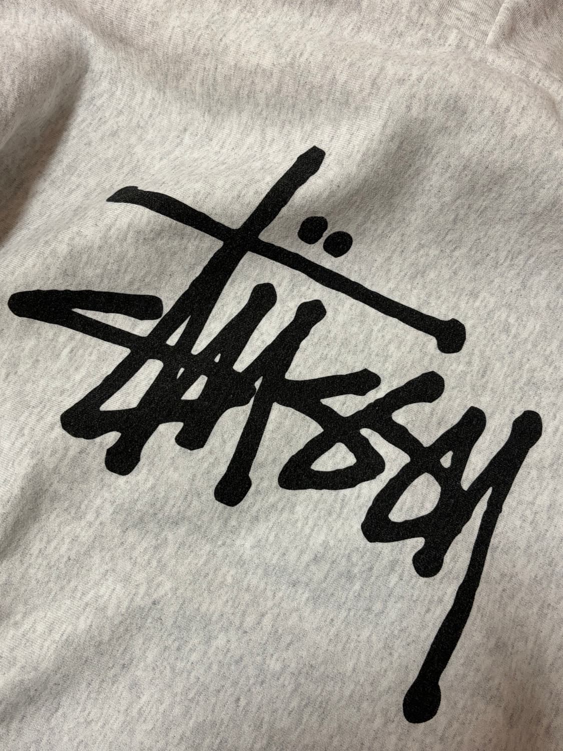 스투시 베이직 후드티 애쉬헤더 상품이미지5