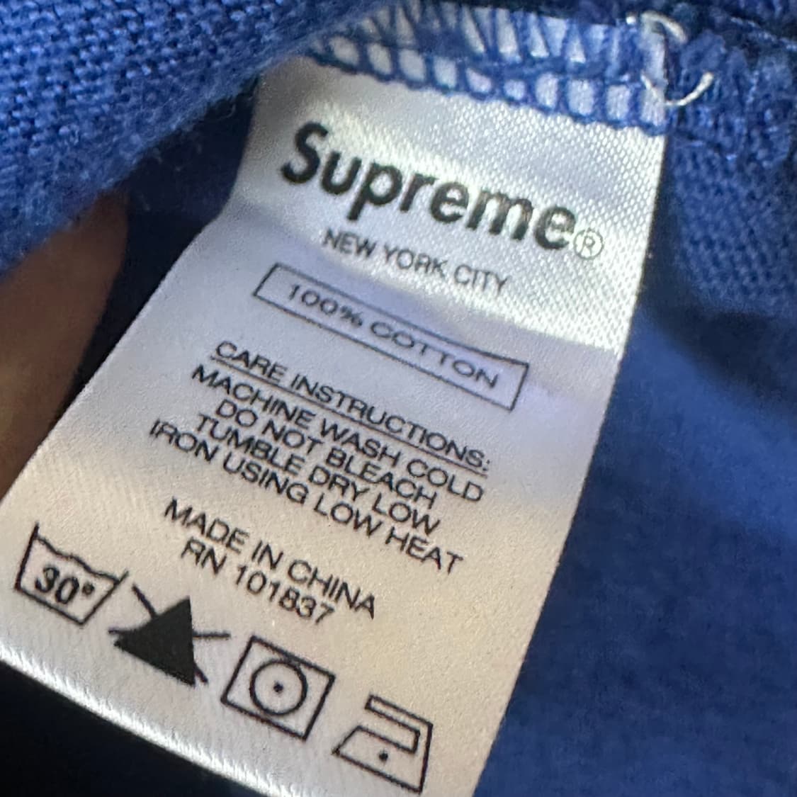 슈프림 리플렉티브 럭비티 (M) 상품이미지5