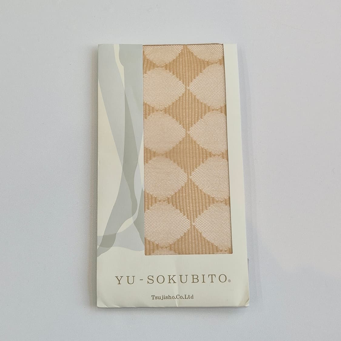 YU-SOKUBITO 베이지 130데니아 패턴 팬티스타킹 상품이미지1