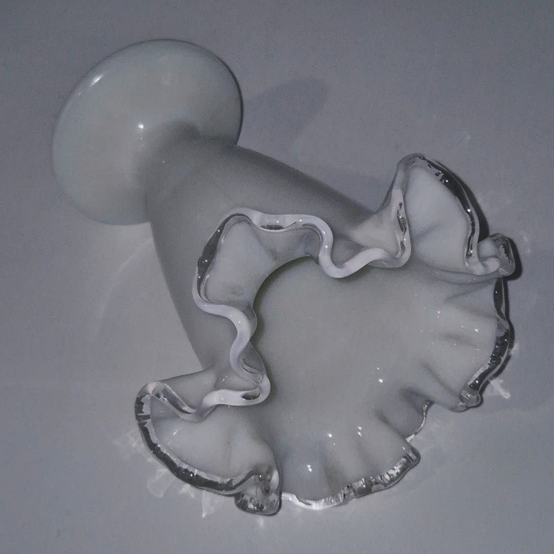 70s 밀크 오팔린 프릴 글라스 홀더 상품이미지10