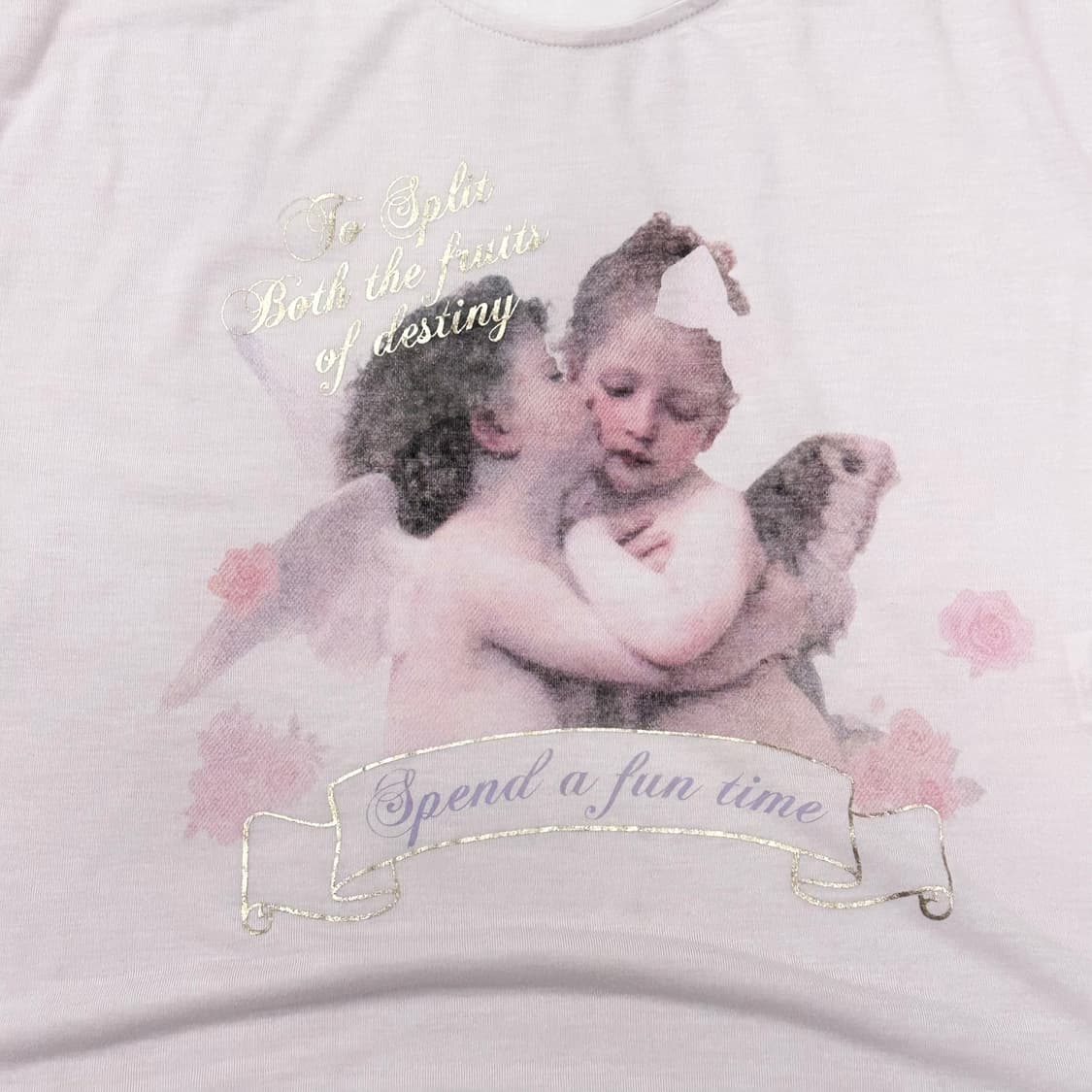 Baby Lace Light Plum Loose Top 상품이미지5