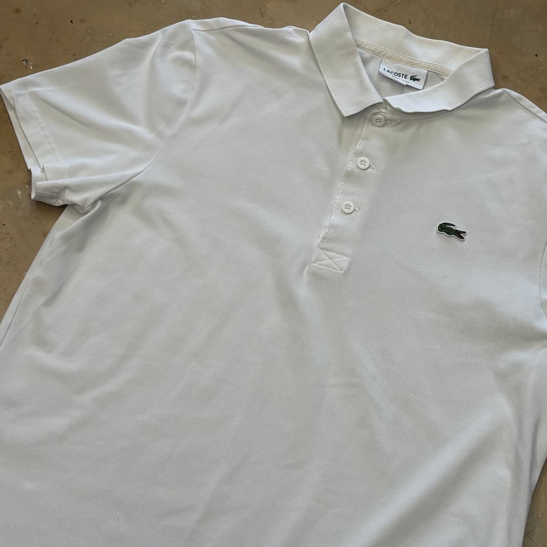 🫶🏻 라코스테 Regular Fit White 카라 반팔티 🫶🏻 상품이미지2
