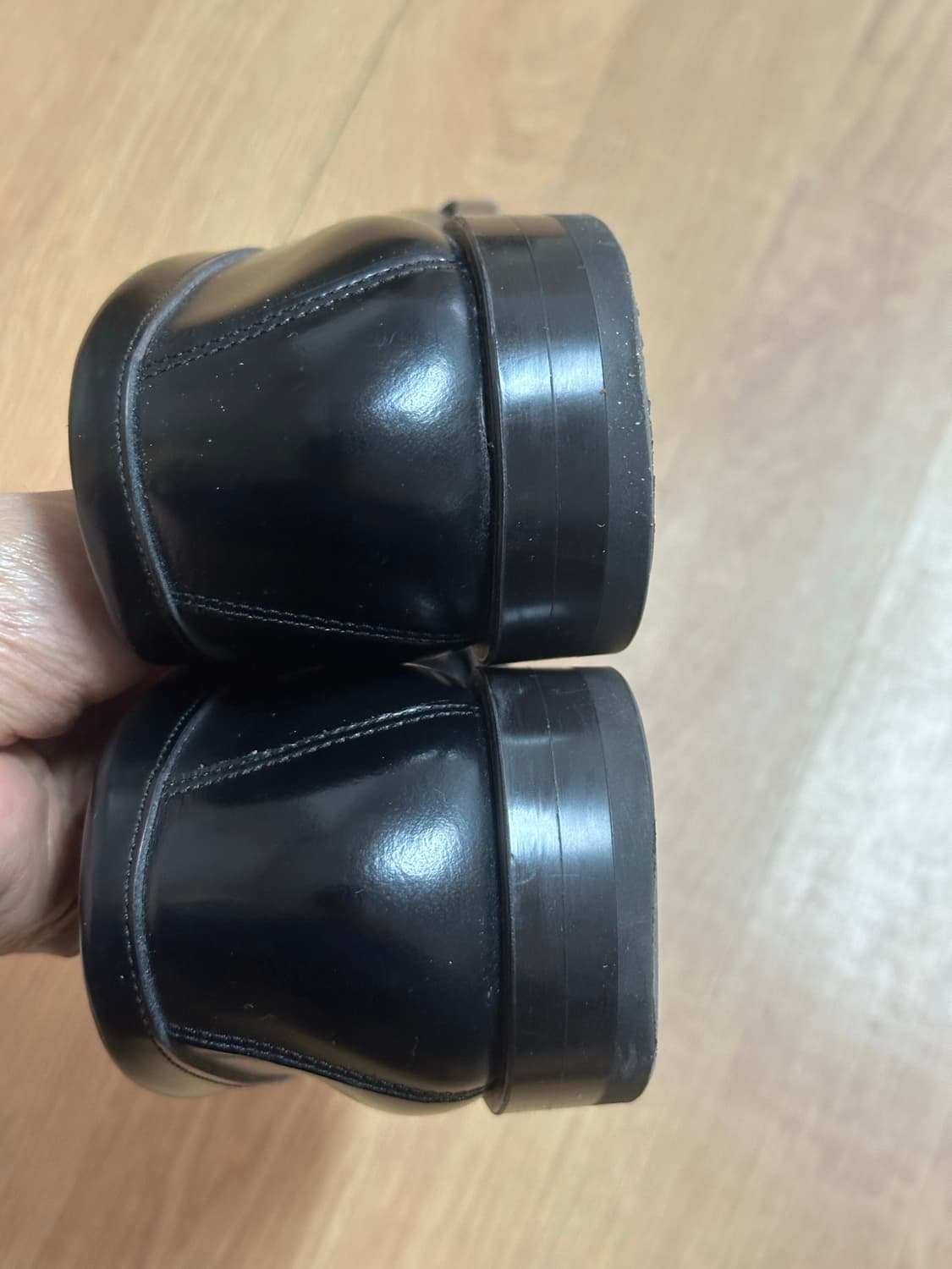 하루타 906 로퍼 블랙 270 상품이미지3