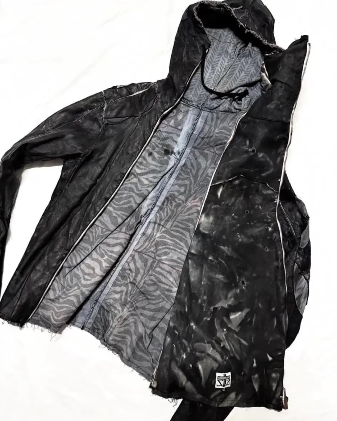 TYPE III DOUBLE ZIP HOODIE IN MOONSTAR L 상품이미지4