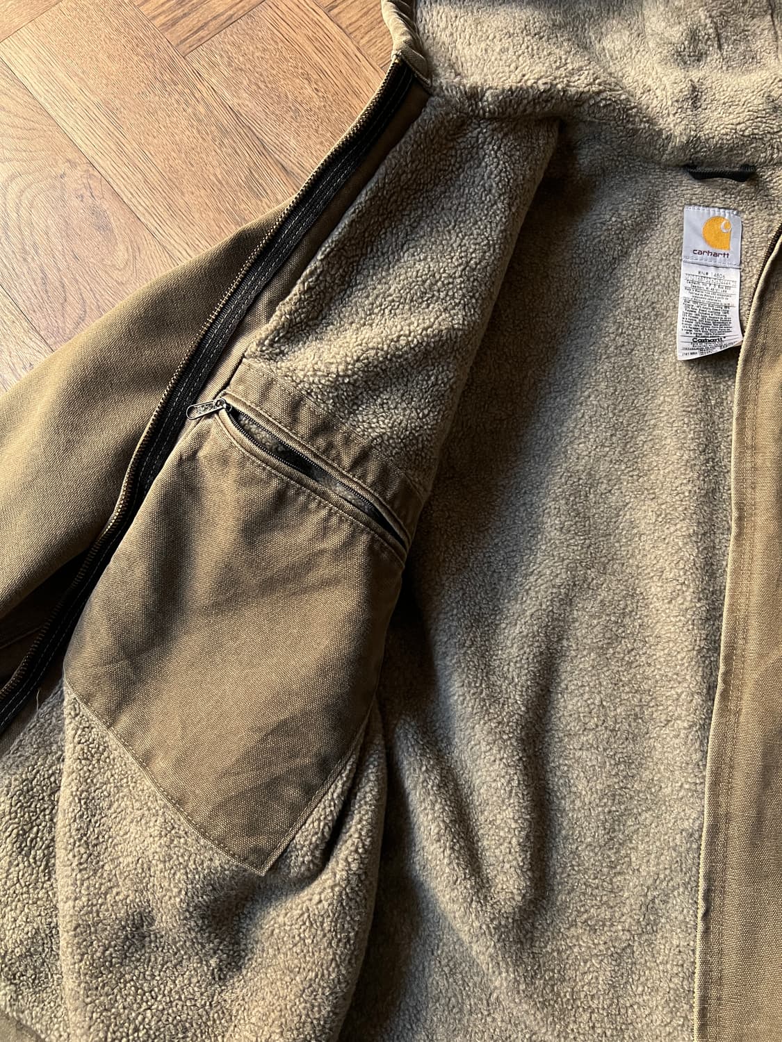 [M]칼하트 USA J141 MRH 빈티지 워싱 시에라 후드 워크 자켓 상품이미지7