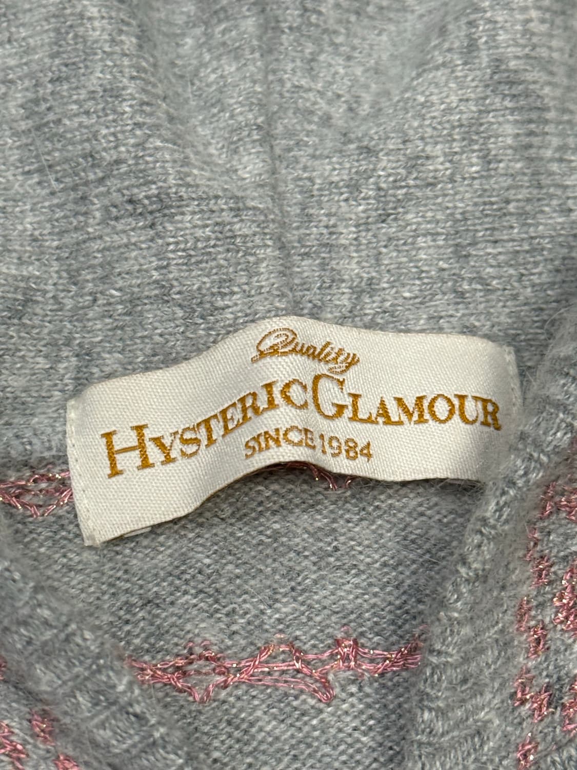 히스테릭 글래머 아카이브 폴카닷 유니콘 클로버 패턴 후드 집업 자켓 상품이미지7