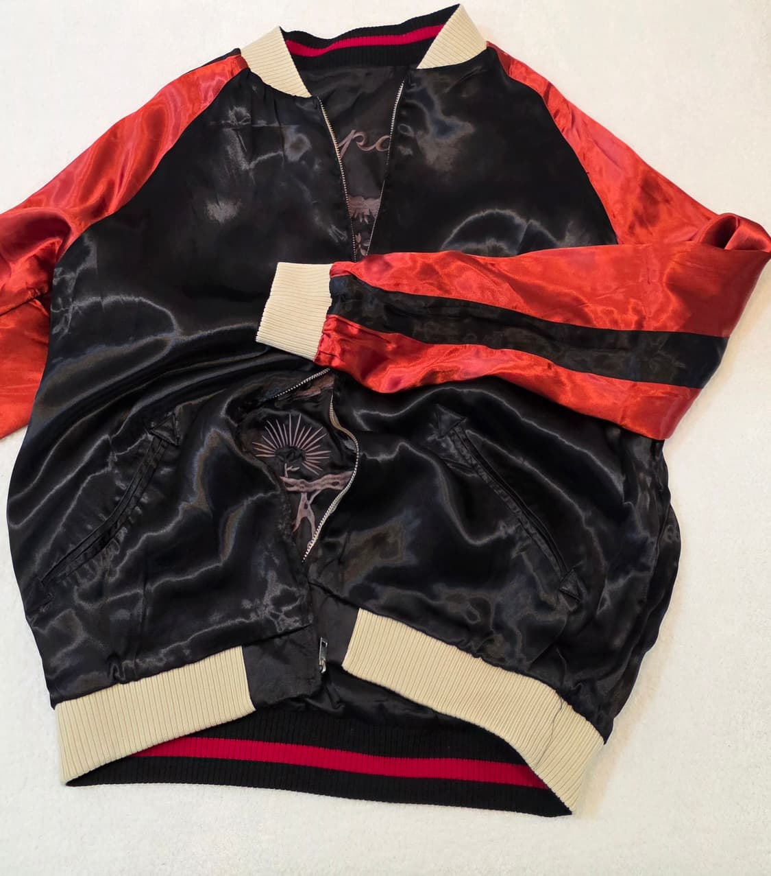 (양면사용가능) reversible 자수 스카잔 상품이미지2