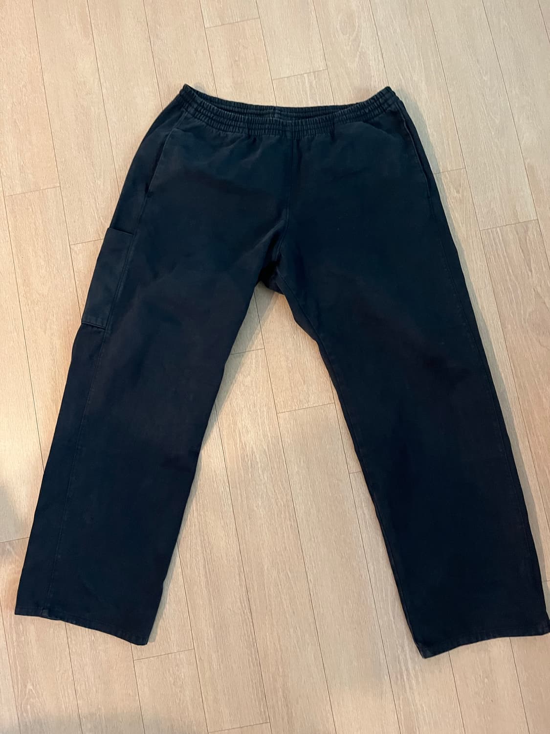 이지갭 사틴카고팬츠 네이비 상품이미지1