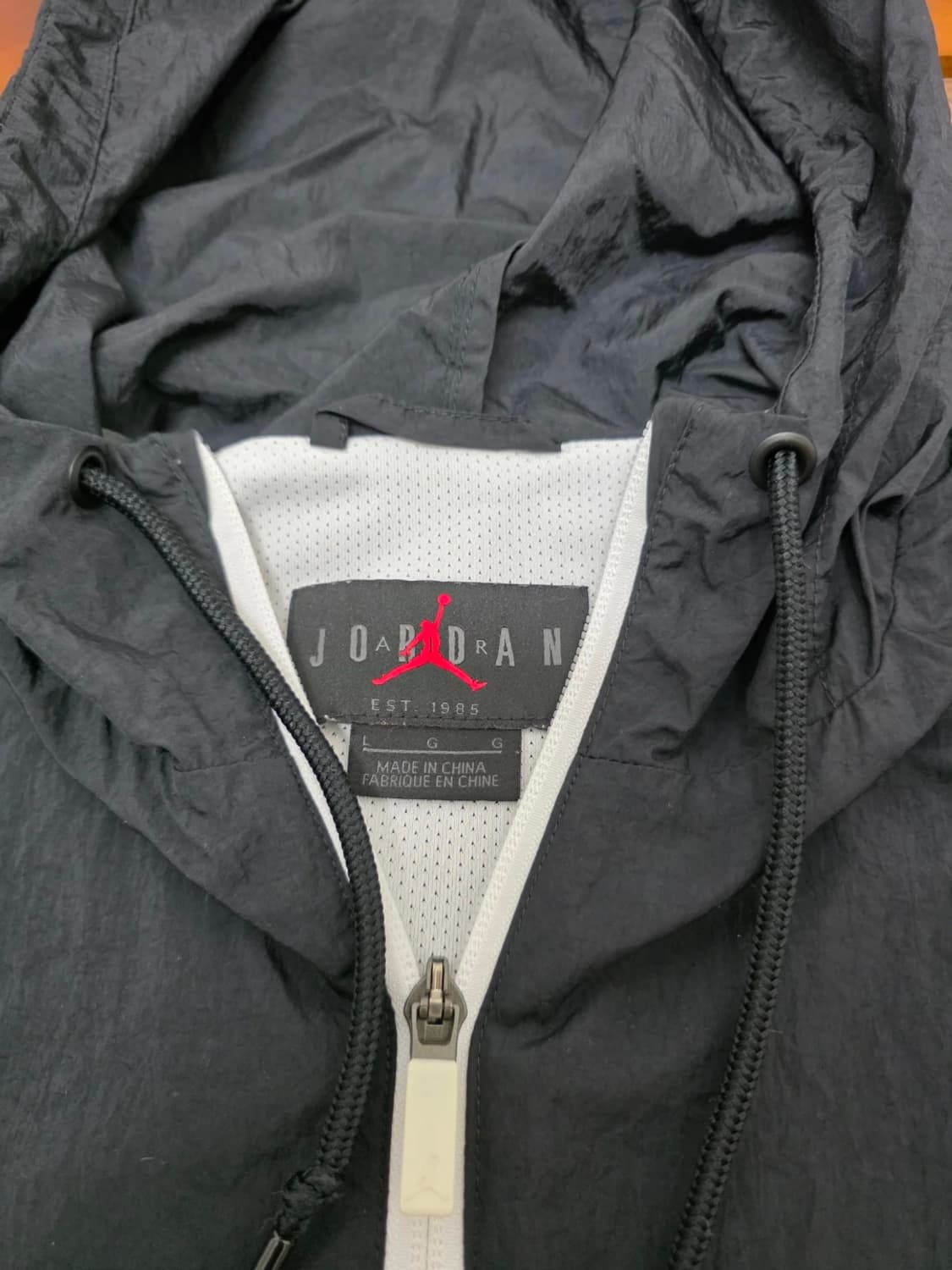 나이키 조던 점프맨 로고 바람막이 자켓 L 상품이미지3