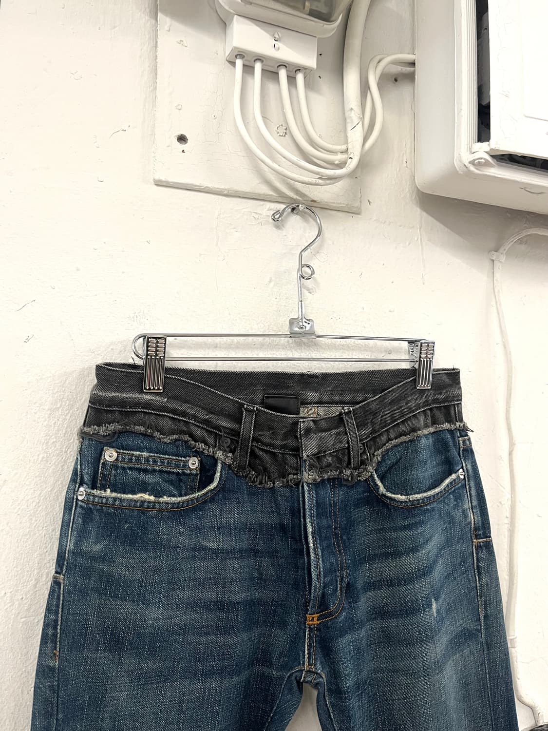 디올 옴므 06FW 에디 슬리먼 커머번드 데님 팬츠 상품이미지3