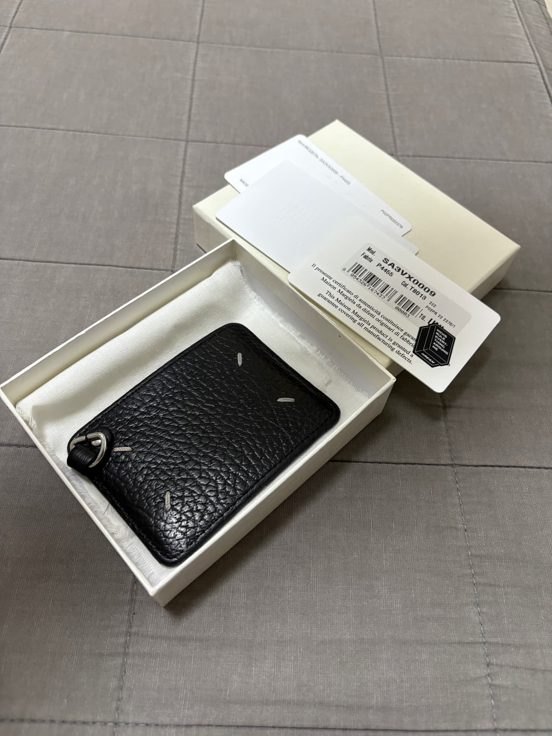 메종 마르지엘라 키링 카드지갑 블랙 상품이미지3