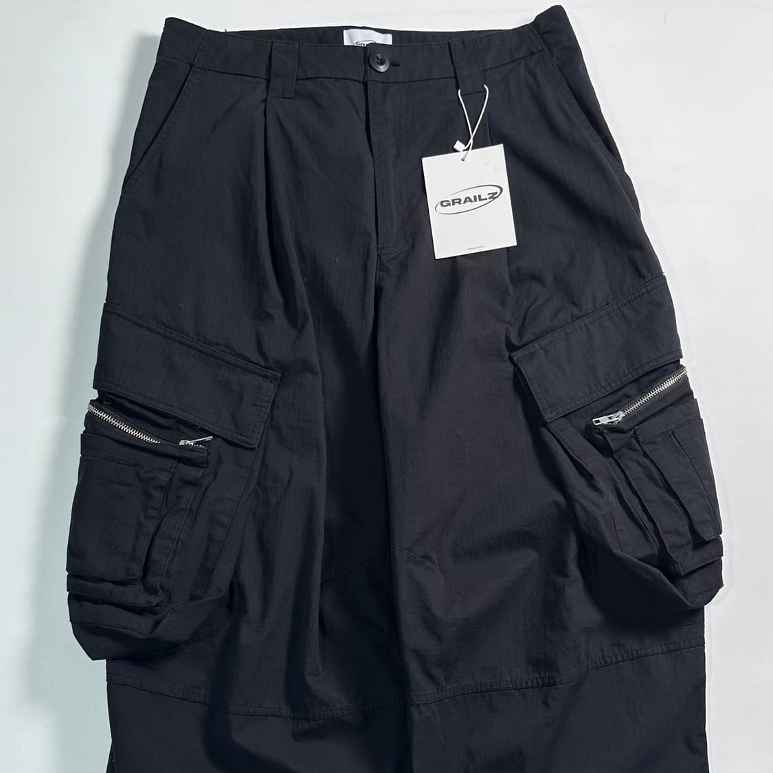 그레일즈 블랙 카고팬츠  상품이미지1
