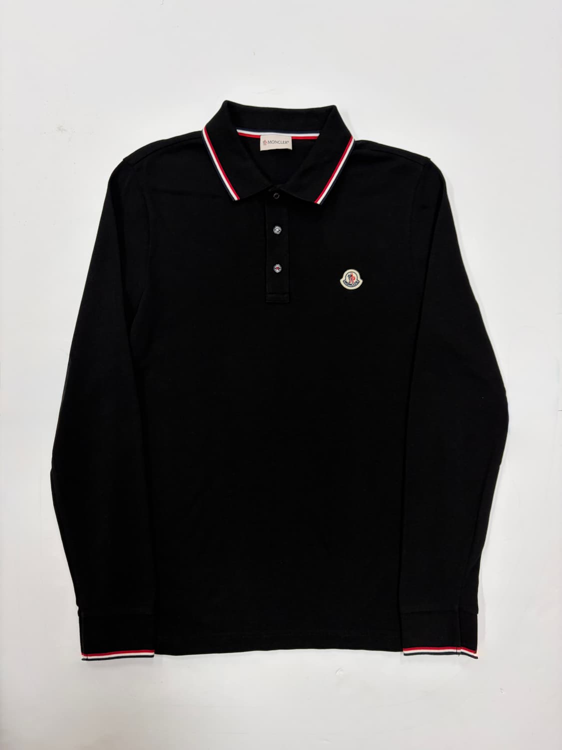 몽클레어 긴팔카라 티셔츠 상품이미지1