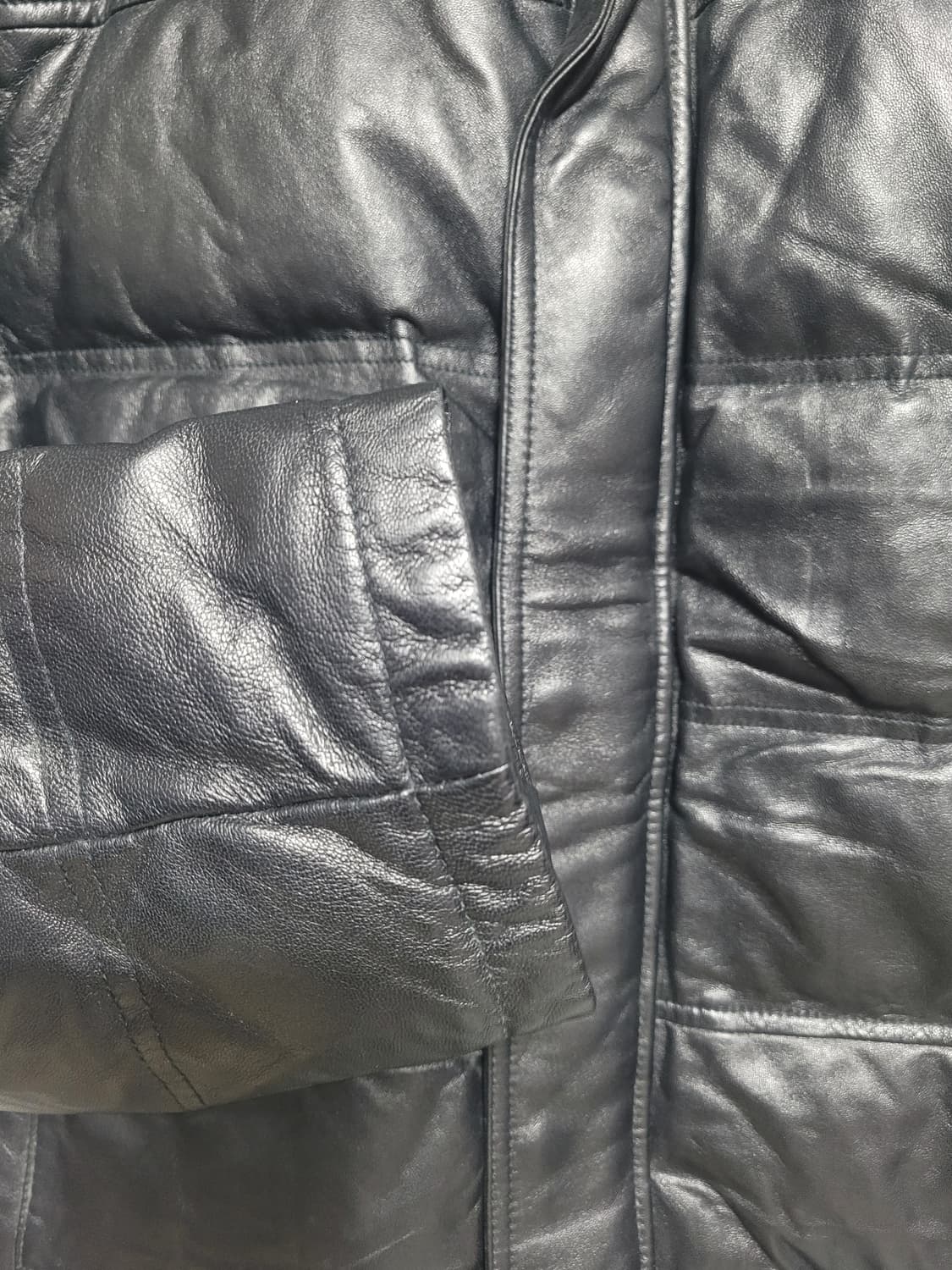 남성 양가죽 위즐카라 구스다운 상품이미지5