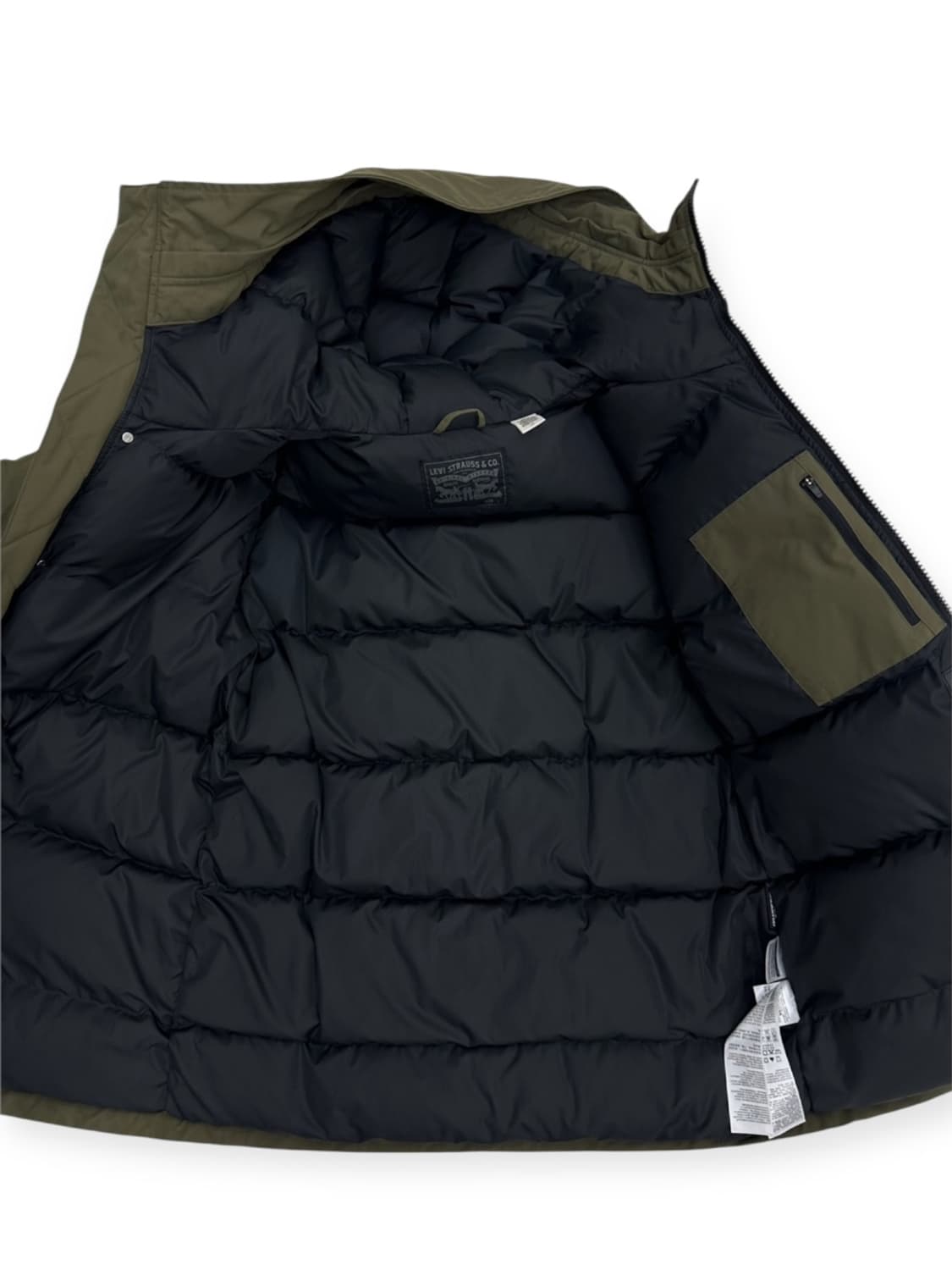 리바이스 덕다운 카라코람 야상패딩 카키 (L~XL) 상품이미지7