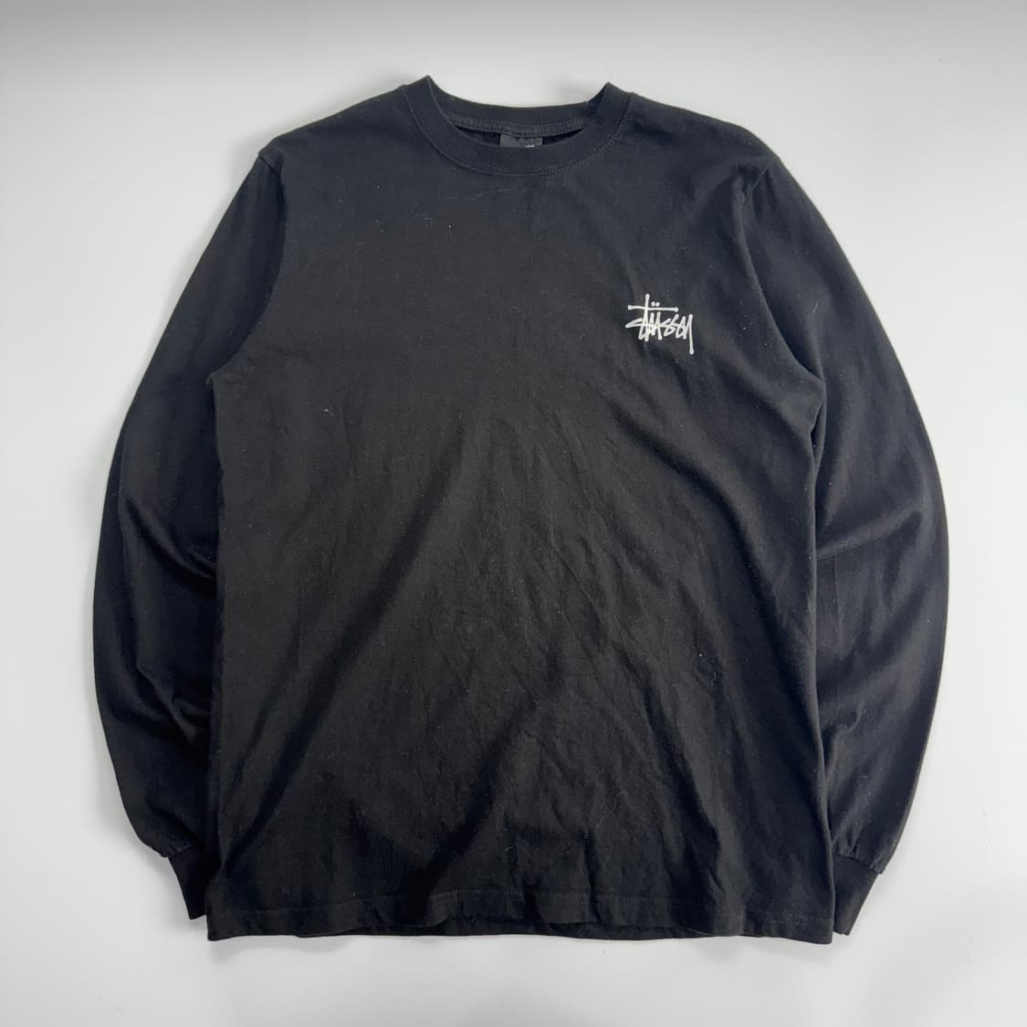 Stussy 스투시 백 로고 블랙 롱슬리브 상품이미지3