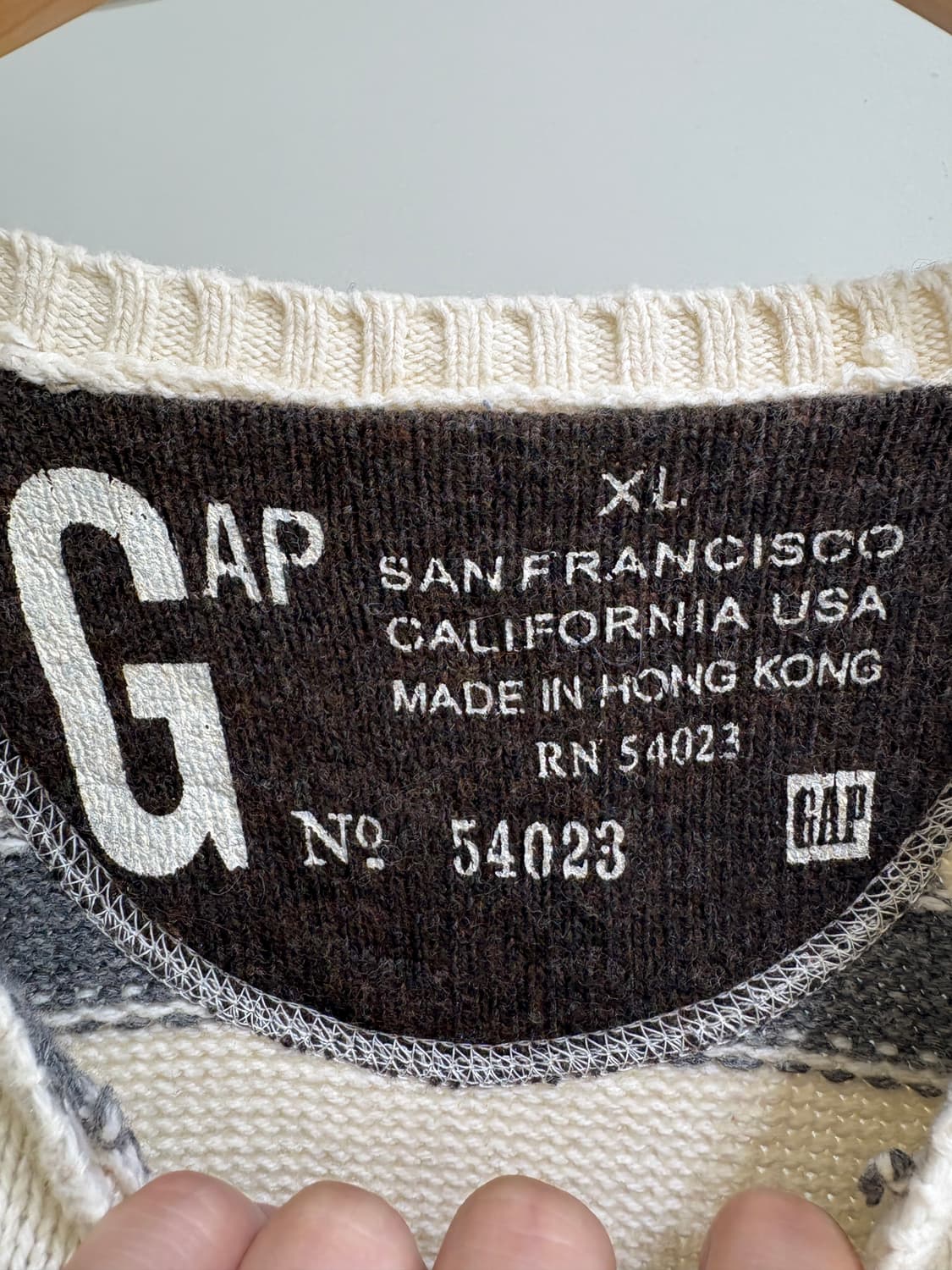 GAP (Made in Hong Kong) 니트 상품이미지6