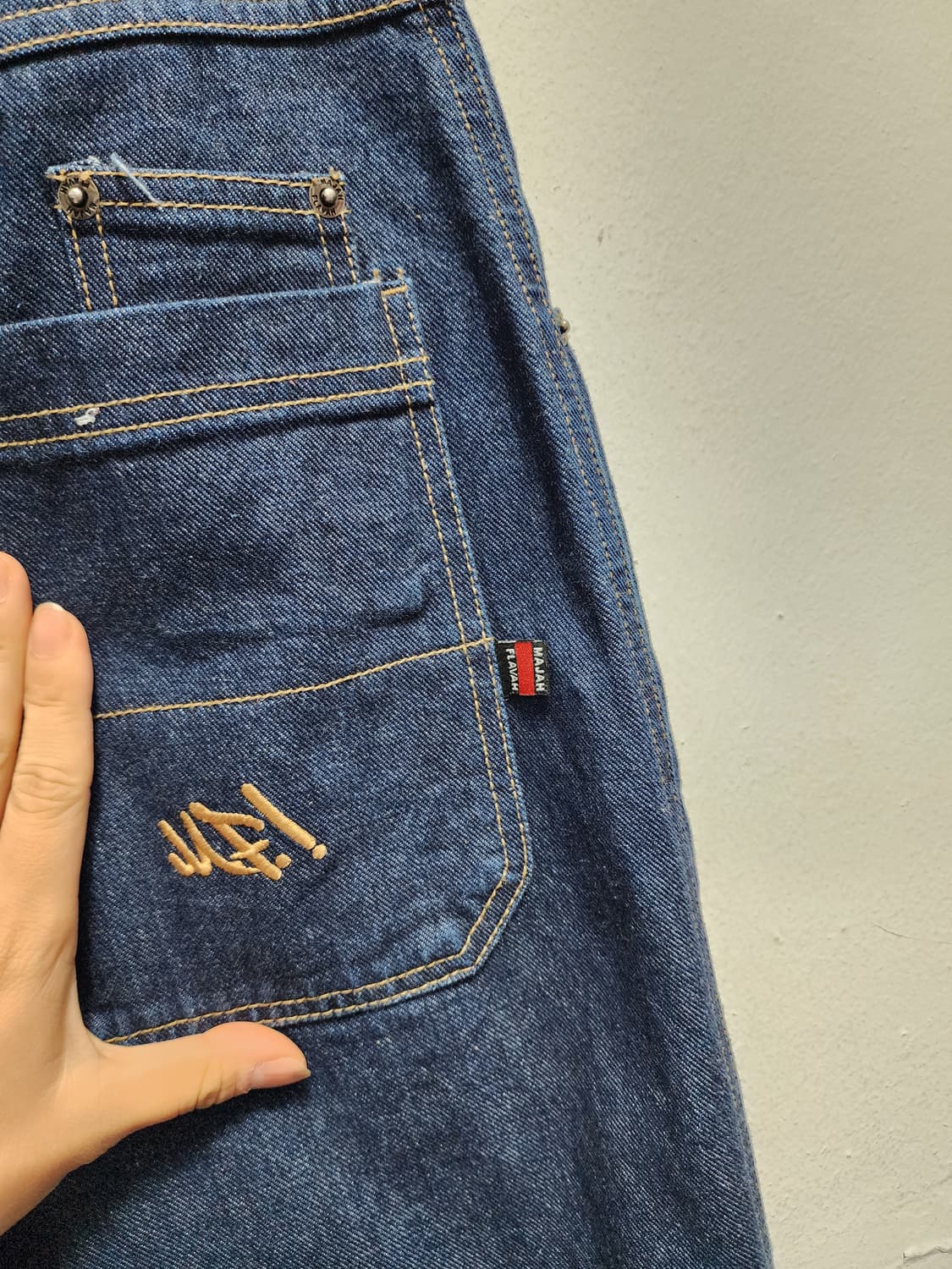 마자플라바 90s 힙합 디테일 데님 상품이미지2