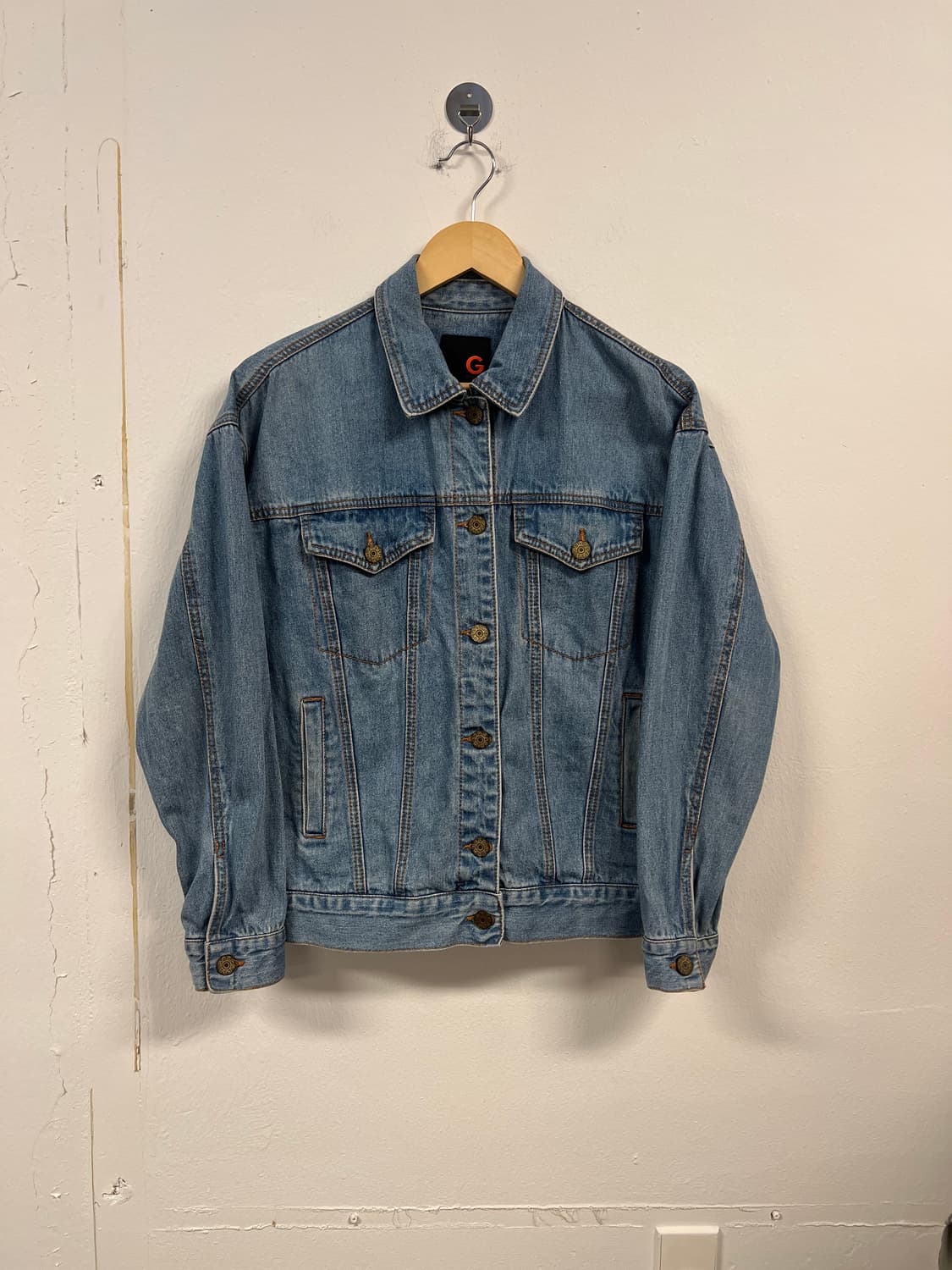L) GUESS 캘리포니아 드림 USA 프린팅 데님 자켓 O245 상품이미지1