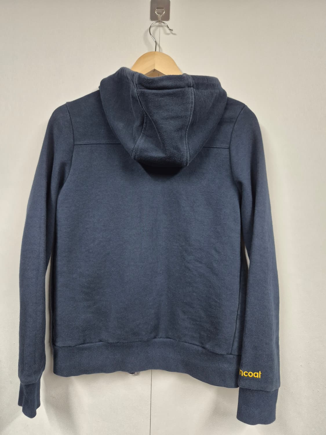 공용 팬콧 네이비 후드 집업자켓  상품이미지2